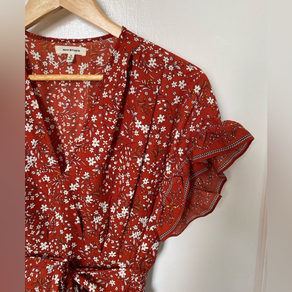 Max Studio 🍁 Fall Time Fun 🍂 BoHo Maxi Dress Sz S